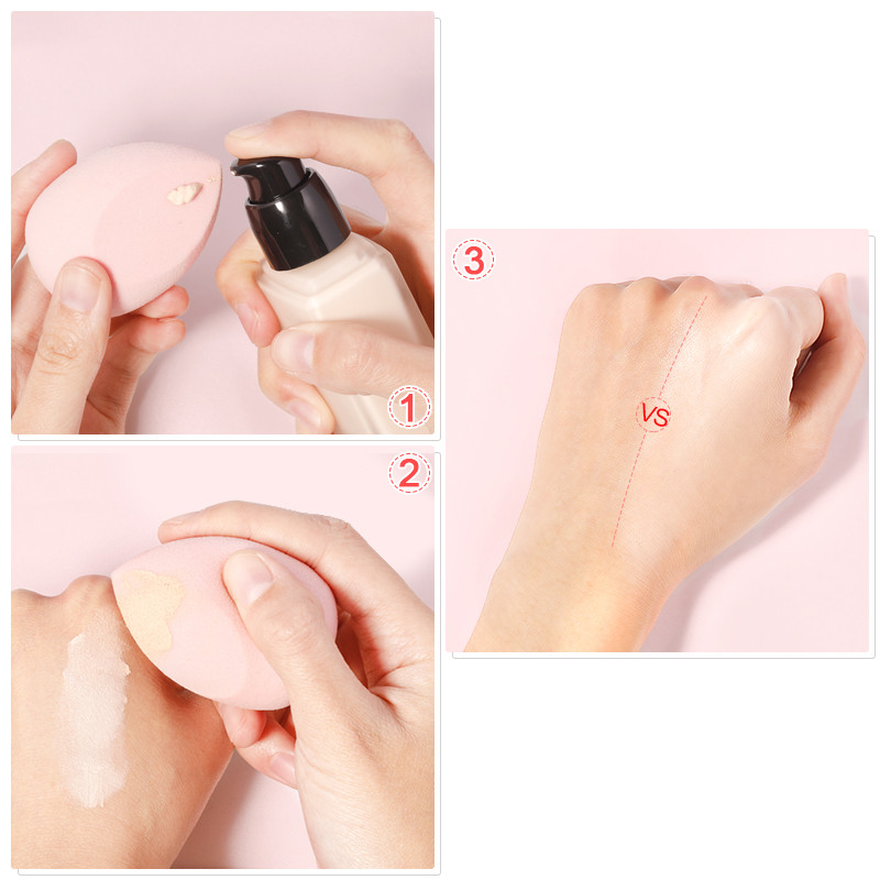 Aplauzums Blender Cosmetic Puff Makeup Sponge Cushion Foundation Powder Sponge Beauty Tool Sieviešu kosmētikas piederumi