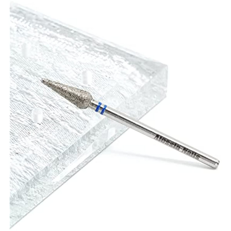 Dijamantna svrdla za nokte Savjeti za brusilicu za njegu stopala Srednje zrnate jagode Konusni oblik 4,0 mm za rad na noktima i žuljevima