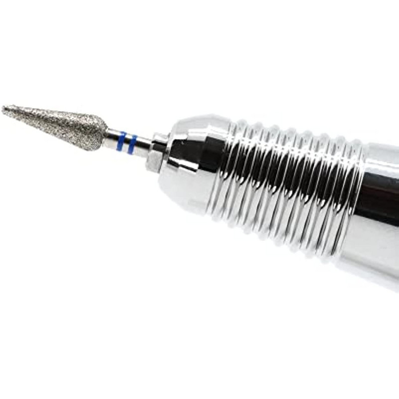 Dijamantna svrdla za nokte Savjeti za brusilicu za njegu stopala Srednje zrnate jagode Konusni oblik 4,0 mm za rad na noktima i žuljevima