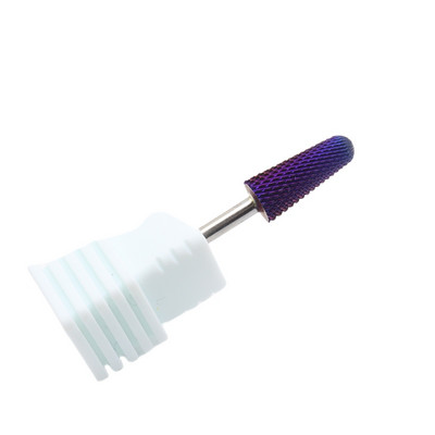 Purpursarkani 2 Way 5 IN 1 karbīda daudzfunkciju apaļie volframa karbīda naglu frēzēšanas urbji Divkāršai lietošanai