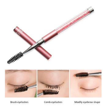 Πινέλα για βλεφαρίδες 10 χρωμάτων Diamond Handle Brushes Mascara Applicator Wand Brushes Rhinestone Lash Brush Tool Makeup