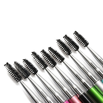 Πινέλα για βλεφαρίδες 10 χρωμάτων Diamond Handle Brushes Mascara Applicator Wand Brushes Rhinestone Lash Brush Tool Makeup