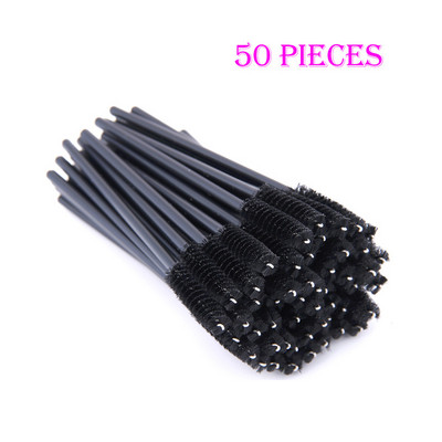 5/50/100 gab Skropstu pieaudzēšana Vienreizējās lietošanas grims Uzacu birstīte Skropstu tuša zizlis aplikators Skropstas Kosmētikas birstes grima komplekti