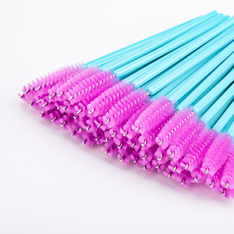 50kom/pakiranje Jednokratne četkice za trepavice Trepavice Kozmetička četkica Štapići za maskaru Alat za nadogradnju trepavica Alat za navijanje Alati za šminkanje