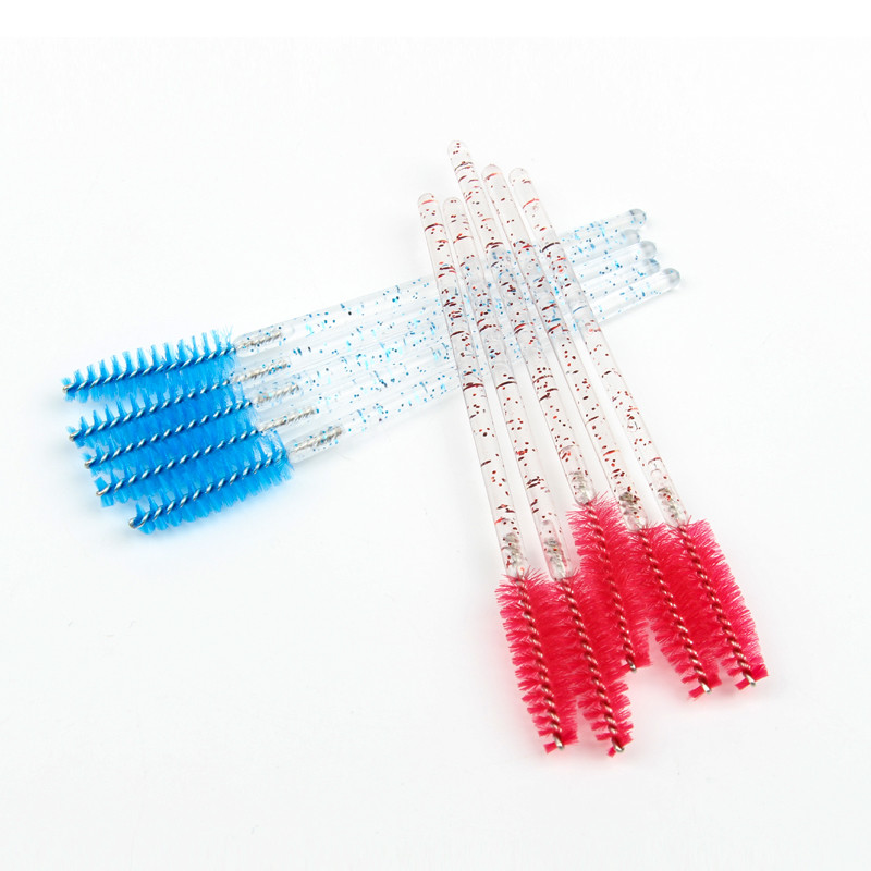 SHIDISAHNGPIN Nova jednokratna četkica za šminkanje od 5/50 komada, dijamantna ručka, maskara, štapići za nadogradnju trepavica Alat za šminkanje