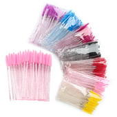 5/25/50Gb Kosmētikas birstes Skropstas Vienreizējās skropstu tušas nūjiņas Aplikators Skropstas Kosmētiskā birstīte Maquiagem grima rīkiem