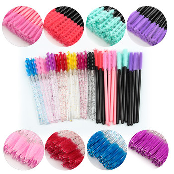 5/25/50Pcs Make up Brushes Eye lashes Μάσκαρα μίας χρήσης Ραβδί Εφαρμογής Eye lashes Cosmetic Brush Maquiagem For Makeup Tools