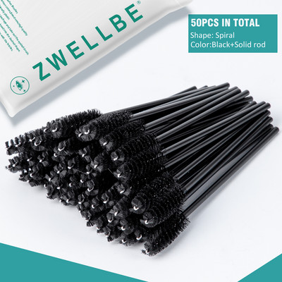 100/20 vienreizējās lietošanas skropstu tušu nūjiņas aplikators skropstu birstītes skropstu pieaudzēšanai, uzacu un kosmētikas kristāliska kosmētika