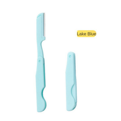 Novi mini nož za obrve s makro oštricom, lak za nošenje, sklopivi strugač za obrve na uvlačenje za početnike, sklopivi nož za obrve