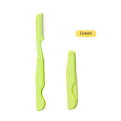 Novi mini nož za obrve s makro oštricom, lak za nošenje, sklopivi strugač za obrve na uvlačenje za početnike, sklopivi nož za obrve