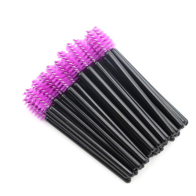 100/50 Mini skropstu birstītes Skropstu tušas nūjiņas Kosmētikas aplikators mikrobirstīte Uzacu birstīte Grims Tool Lift skropstu pieaudzēšanas piederumi