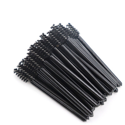 100/50 Mini skropstu birstītes Skropstu tušas nūjiņas Kosmētikas aplikators mikrobirstīte Uzacu birstīte Grims Tool Lift skropstu pieaudzēšanas piederumi