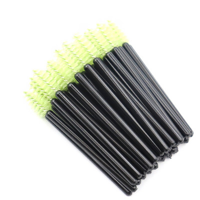 100/50 Mini skropstu birstītes Skropstu tušas nūjiņas Kosmētikas aplikators mikrobirstīte Uzacu birstīte Grims Tool Lift skropstu pieaudzēšanas piederumi