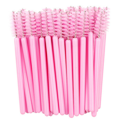 100/50 Mini skropstu birstītes Skropstu tušas nūjiņas Kosmētikas aplikators mikrobirstīte Uzacu birstīte Grims Tool Lift skropstu pieaudzēšanas piederumi