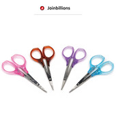 Hegyes hegyű smink olló műanyag nyélből