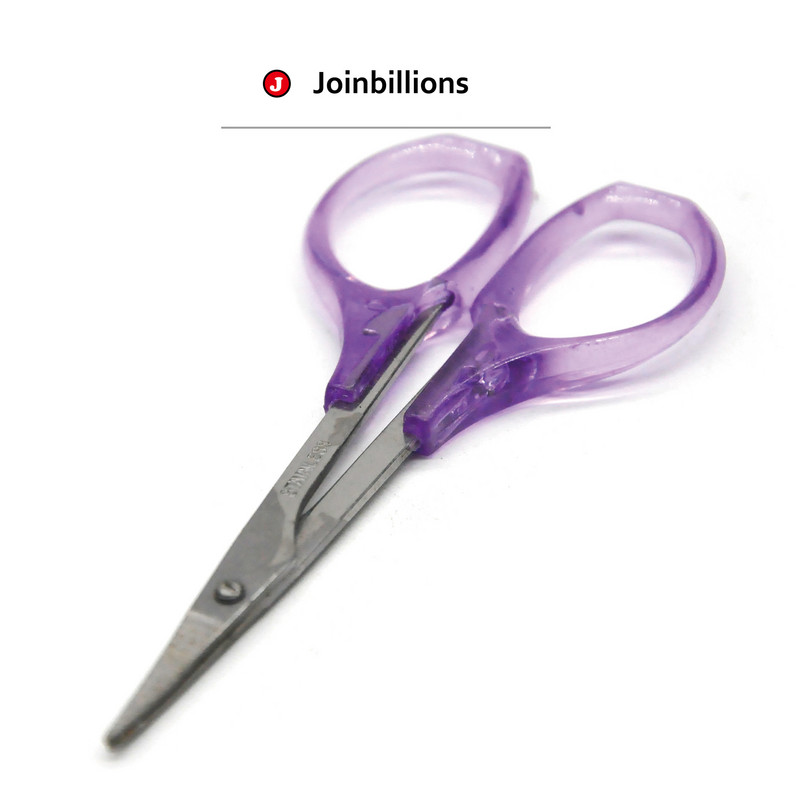 Hegyes hegyű smink olló műanyag nyélből