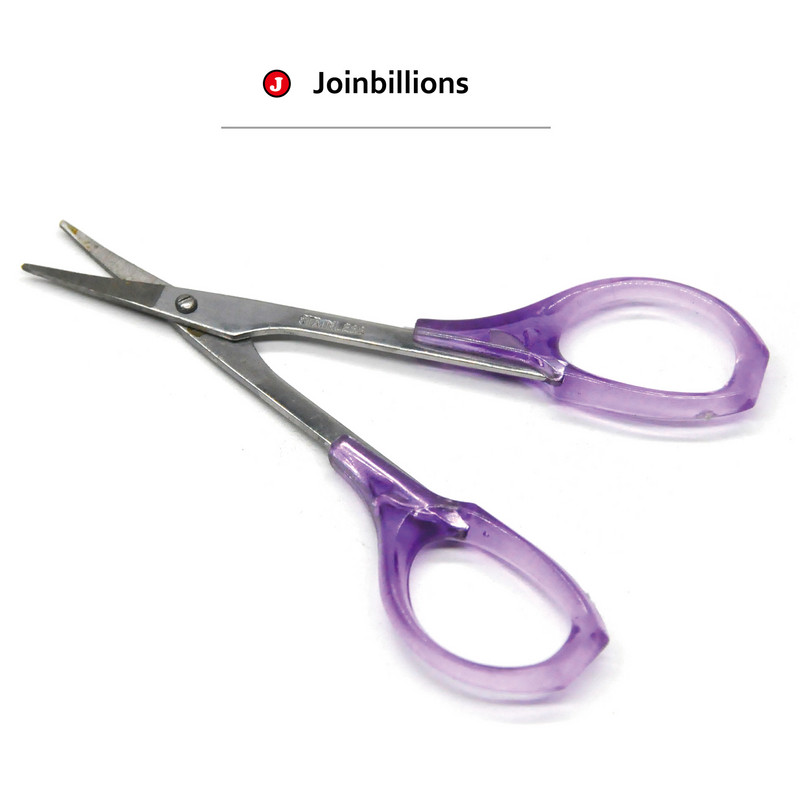 Hegyes hegyű smink olló műanyag nyélből