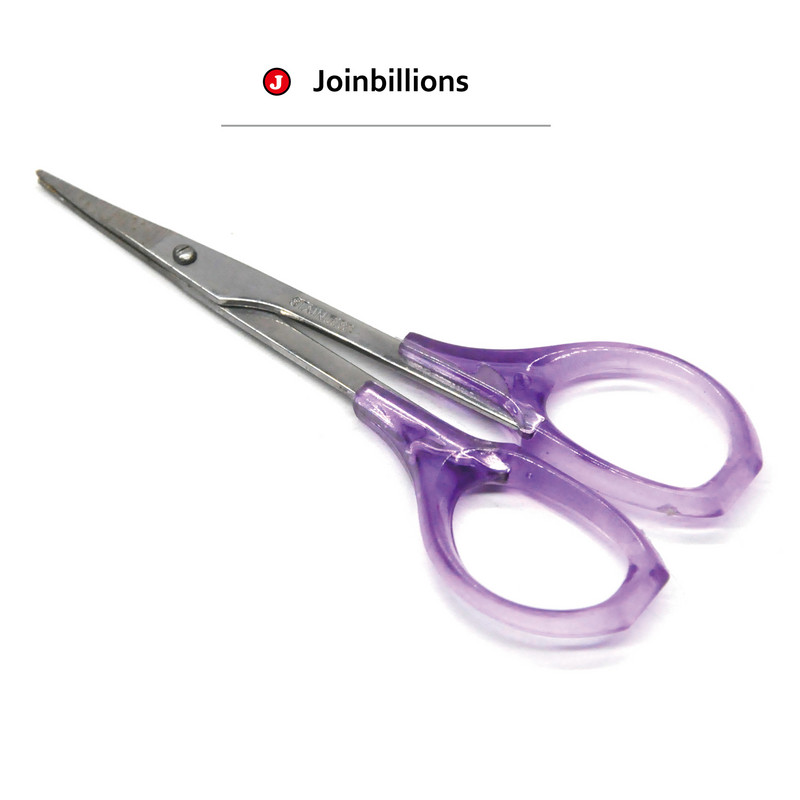 Hegyes hegyű smink olló műanyag nyélből