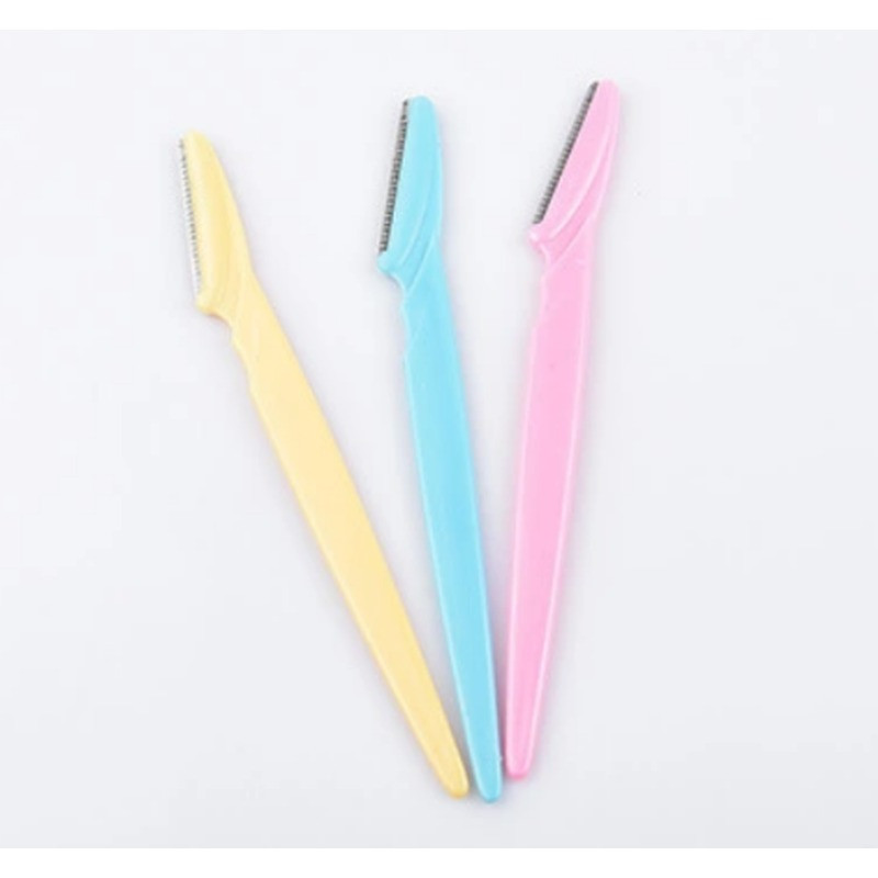 3Gb uzacu trimmera asmeņu skuveklis pārnēsājams sejas skuveklis Acu uzacu epilācija matiņu noņemšanai griezēji drošības sieviešu grima rīki