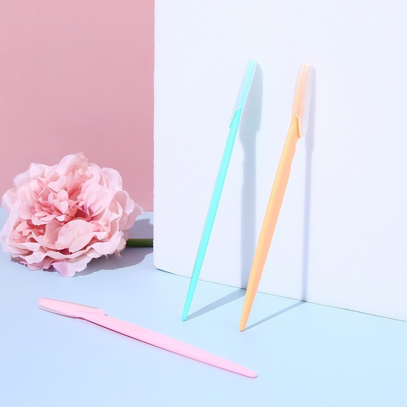 3Gb uzacu trimmera asmeņu skuveklis pārnēsājams sejas skuveklis Acu uzacu epilācija matiņu noņemšanai griezēji drošības sieviešu grima rīki