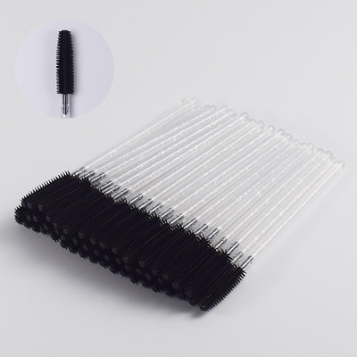 50 kosmētiskas mākslīgās skropstas Silikona skropstu birste, kas atkārtota daudzas reizes sievietēm skropstu pagarināšanai, profesionāls skaistumkopšanas rīks