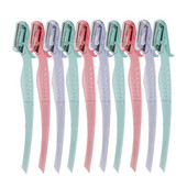 Yunduogirl 5/10 gab. Caurspīdīgs Mermaid uzacu trimeris grima nazis uzacu asmeņi sejai matu noņemšanas sejas skuveklis sievietēm