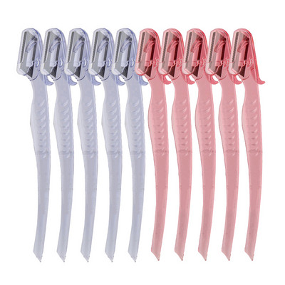 Yunduogirl 5/10 gab. Caurspīdīgs Mermaid uzacu trimeris grima nazis uzacu asmeņi sejai matu noņemšanas sejas skuveklis sievietēm