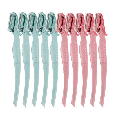 Yunduogirl 5/10 gab. Caurspīdīgs Mermaid uzacu trimeris grima nazis uzacu asmeņi sejai matu noņemšanas sejas skuveklis sievietēm