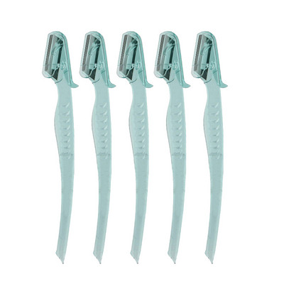 Yunduogirl 5/10 gab. Caurspīdīgs Mermaid uzacu trimeris grima nazis uzacu asmeņi sejai matu noņemšanas sejas skuveklis sievietēm