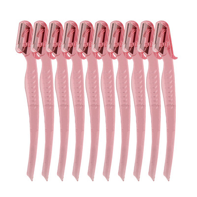 Yunduogirl 5/10 gab. Caurspīdīgs Mermaid uzacu trimeris grima nazis uzacu asmeņi sejai matu noņemšanas sejas skuveklis sievietēm