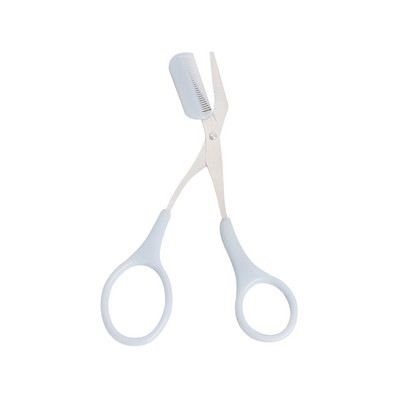 Set trimera za obrve od 2 kom. Prijenosne škare za obrve od nehrđajućeg čelika s češljem Nož za obrve Brijač za uklanjanje dlačica Alati za šminkanje