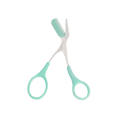 Set trimera za obrve od 2 kom. Prijenosne škare za obrve od nehrđajućeg čelika s češljem Nož za obrve Brijač za uklanjanje dlačica Alati za šminkanje