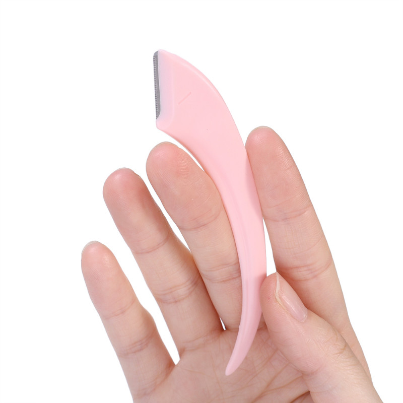 Set trimera za obrve od 2 kom. Prijenosne škare za obrve od nehrđajućeg čelika s češljem Nož za obrve Brijač za uklanjanje dlačica Alati za šminkanje