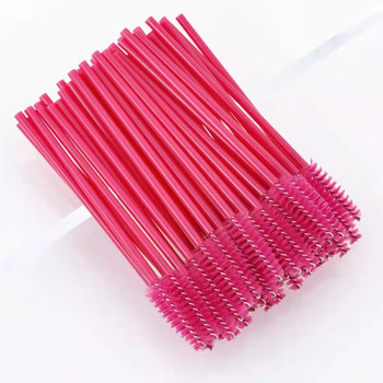 50/5 τεμ. Eyelash Extension Μακιγιάζ μιας χρήσης Mascara Stick Applicator Eyelashes Crystal Eyelash Brush Brush