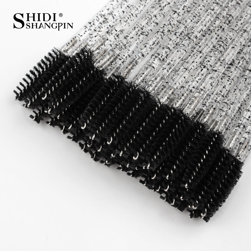 Jednokratna četkica za trepavice 50 kom. Maskara za proširenje trepavica Šminka Profesionalna šminka Ljepota Mikro alat Kristalni češalj