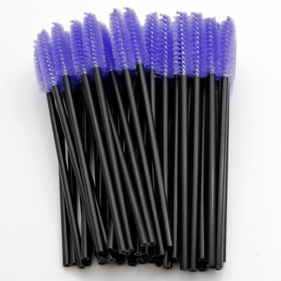 Labas kvalitātes vienreizējās lietošanas 50/5 gab./iepakojumā Crystal Eyelash Makeup Brush Diamond Handle Skropstu nūjiņas Skropstu pieaudzēšanas rīks New Hot