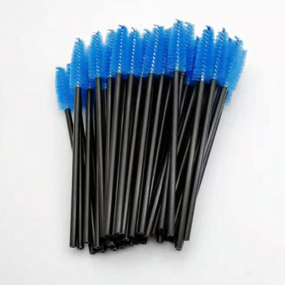 Labas kvalitātes vienreizējās lietošanas 50/5 gab./iepakojumā Crystal Eyelash Makeup Brush Diamond Handle Skropstu nūjiņas Skropstu pieaudzēšanas rīks New Hot