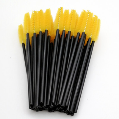 Labas kvalitātes vienreizējās lietošanas 50/5 gab./iepakojumā Crystal Eyelash Makeup Brush Diamond Handle Skropstu nūjiņas Skropstu pieaudzēšanas rīks New Hot