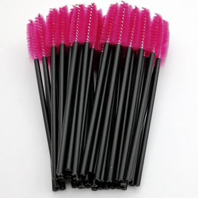 Labas kvalitātes vienreizējās lietošanas 50/5 gab./iepakojumā Crystal Eyelash Makeup Brush Diamond Handle Skropstu nūjiņas Skropstu pieaudzēšanas rīks New Hot
