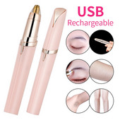 Elektriskais uzacu trimmeris mini uzacu epilators pārnēsājams sejas matu skuveklis lūpu matu degunā matu noņemšanas skuveklis sieviešu trimmeri