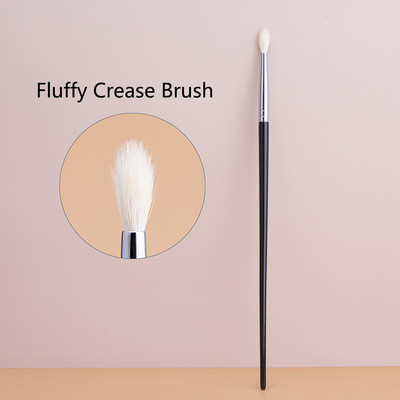 Mazu kroku otiņa pūkaini kazas mati/zirga spalva Precīza konusveida kroku aplauzuma rīks Mini smailu acu ēnu maisīšanas grima otiņa