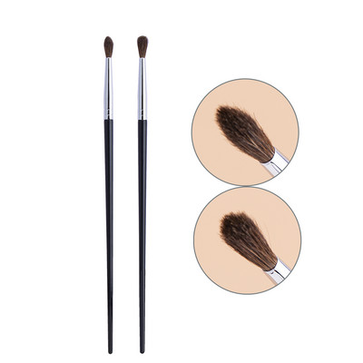 Mazu kroku otiņa pūkaini kazas mati/zirga spalva Precīza konusveida kroku aplauzuma rīks Mini smailu acu ēnu maisīšanas grima otiņa