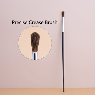 Mazu kroku otiņa pūkaini kazas mati/zirga spalva Precīza konusveida kroku aplauzuma rīks Mini smailu acu ēnu maisīšanas grima otiņa