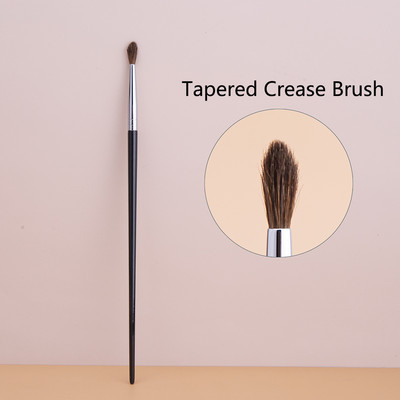 Mazu kroku otiņa pūkaini kazas mati/zirga spalva Precīza konusveida kroku aplauzuma rīks Mini smailu acu ēnu maisīšanas grima otiņa