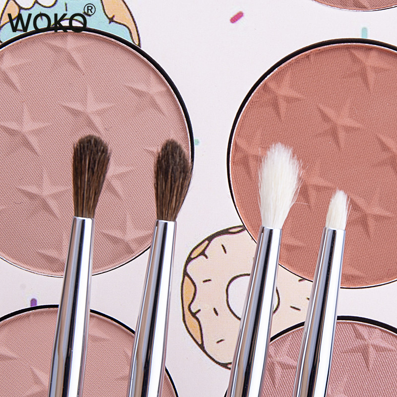 Mazu kroku otiņa pūkaini kazas mati/zirga spalva Precīza konusveida kroku aplauzuma rīks Mini smailu acu ēnu maisīšanas grima otiņa