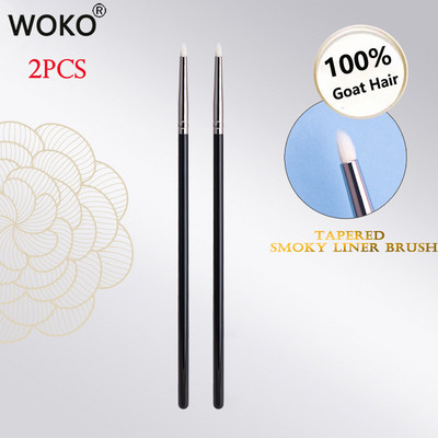 Kist za sjenilo sa suženim detaljima Kist za šiljaste nabore od prirodne kozje dlake Precizno razmazivanje sjenila za oči Smoky Liner Kistovi za šminku