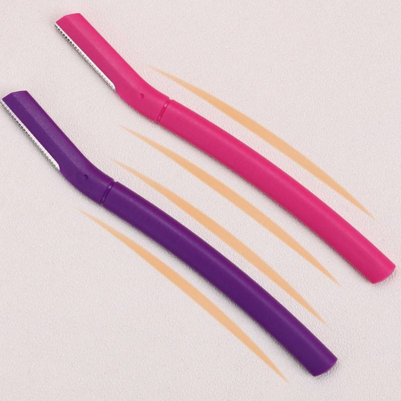 Uzacu skuveklis Uzacu trimmeris sievietēm sejas skuvekļa matu noņemšanai acu uzacu skuvekļu asmeņi kosmētikas skaistumkopšanas aplauzuma rīkiem