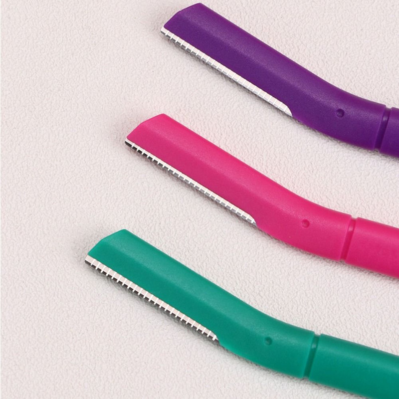 Uzacu skuveklis Uzacu trimmeris sievietēm sejas skuvekļa matu noņemšanai acu uzacu skuvekļu asmeņi kosmētikas skaistumkopšanas aplauzuma rīkiem