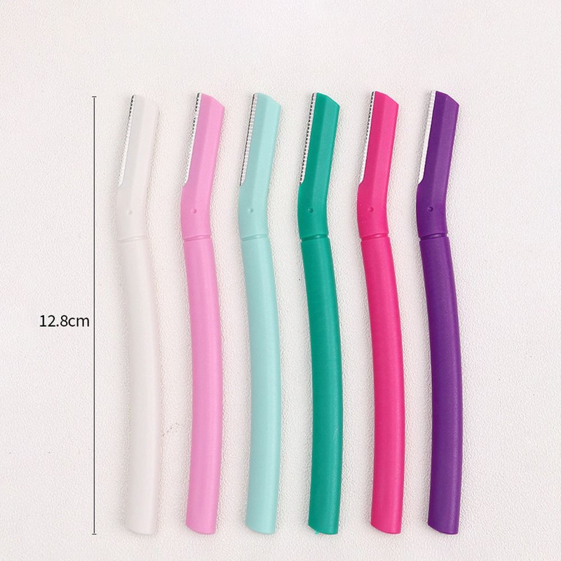 Uzacu skuveklis Uzacu trimmeris sievietēm sejas skuvekļa matu noņemšanai acu uzacu skuvekļu asmeņi kosmētikas skaistumkopšanas aplauzuma rīkiem