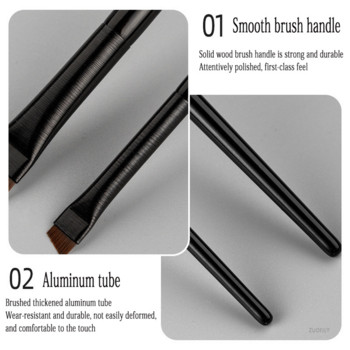 Blade Eyeliner Brush Small Angle Angle Eyeliner Pencil Βούρτσα περιγράμματος φρυδιών Βούρτσα μακιγιάζ σε σκόνη φρυδιών